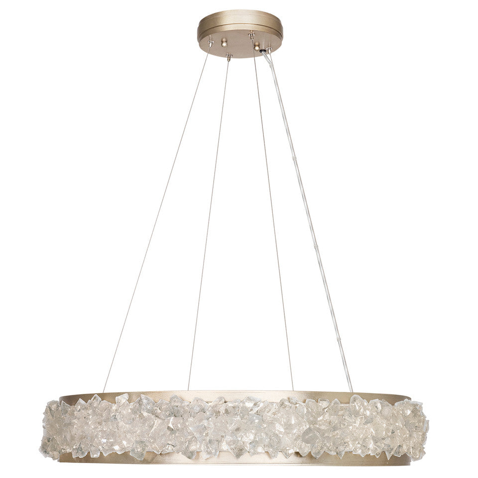 Pendentif rond petit format Arctic Halo