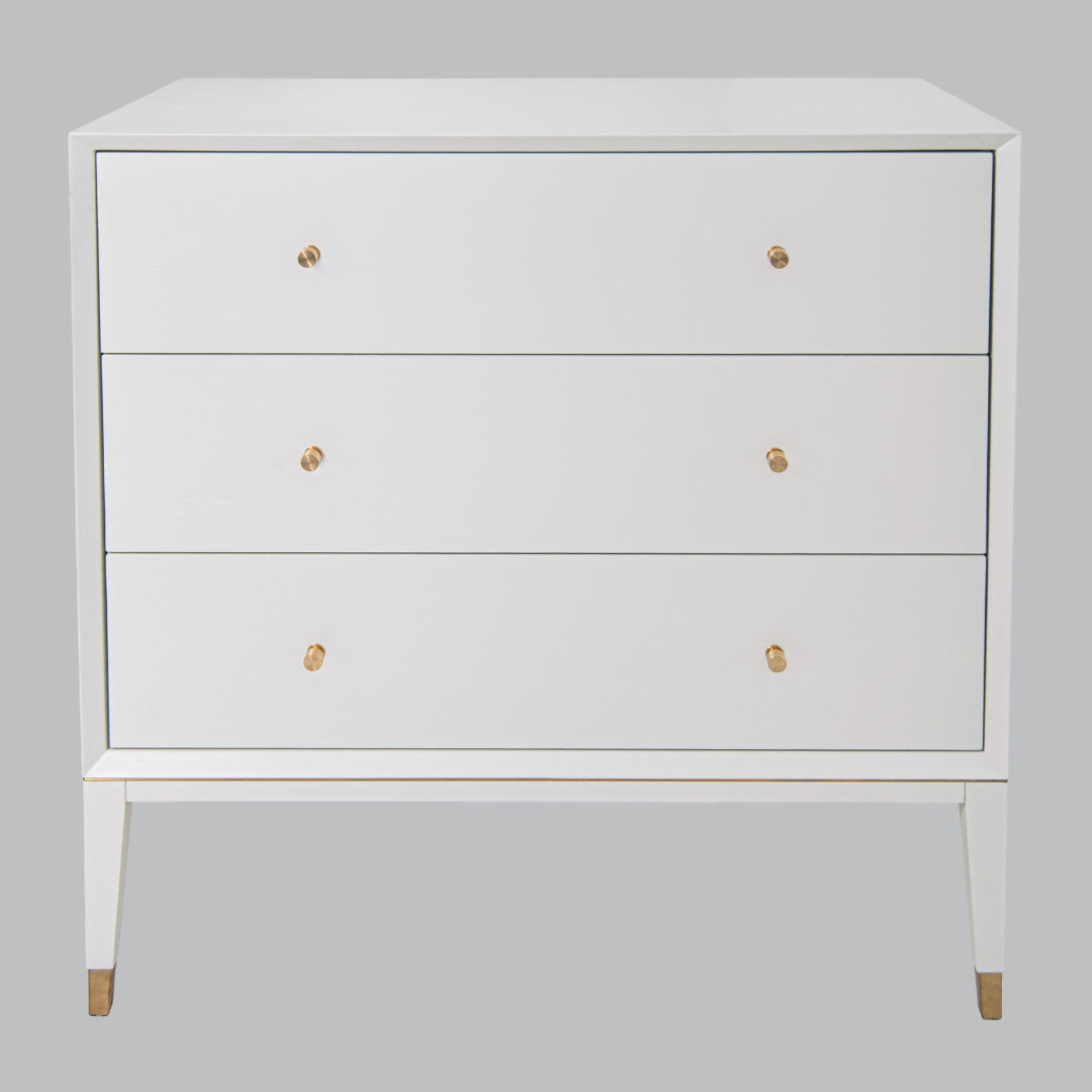 Commode Bex blanche - 3 tiroirs