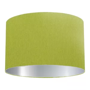 Abat-jour cylindrique en coton vert