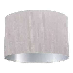 Abat-jour cylindrique en coton violet clair