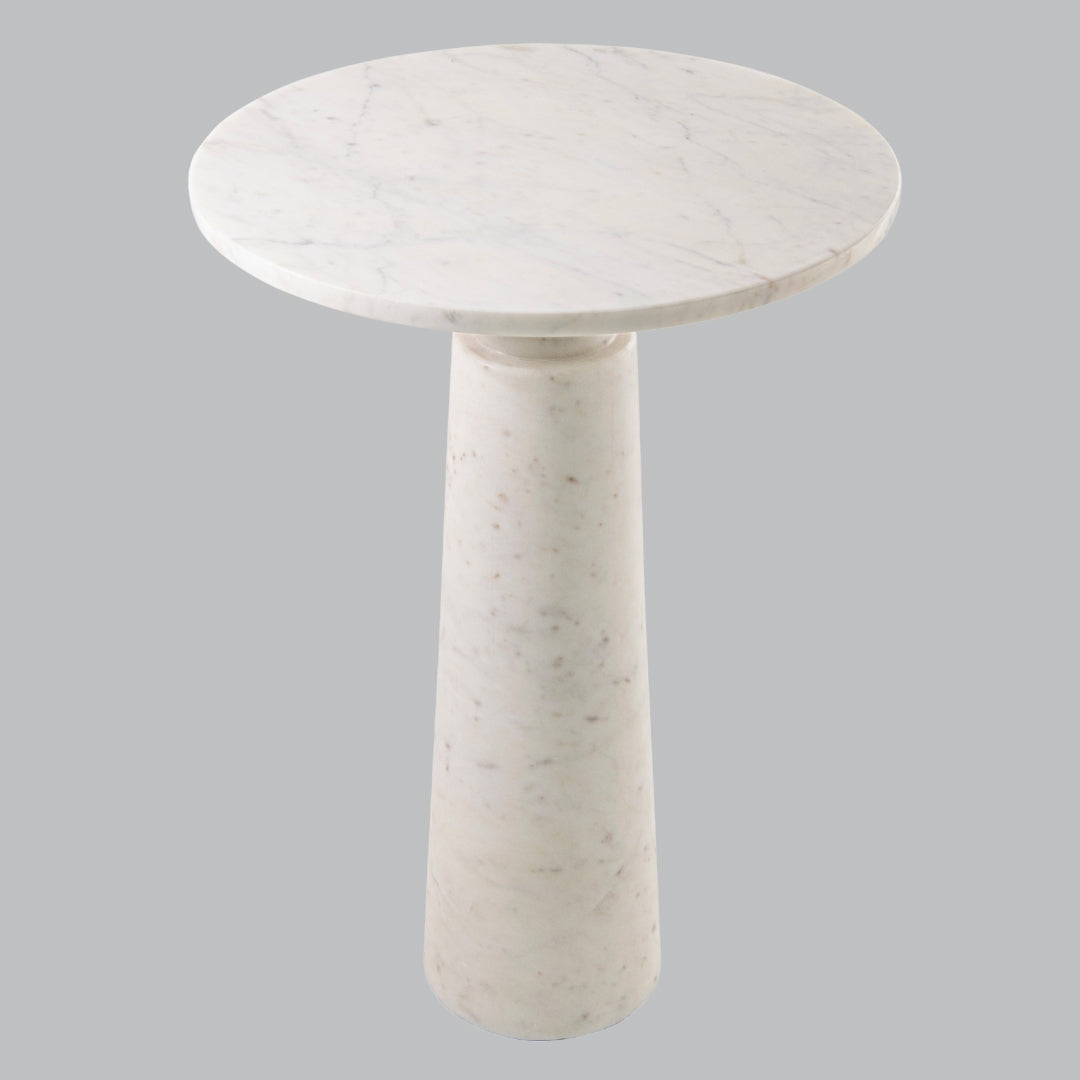 Table d'appoint en marbre Luna
