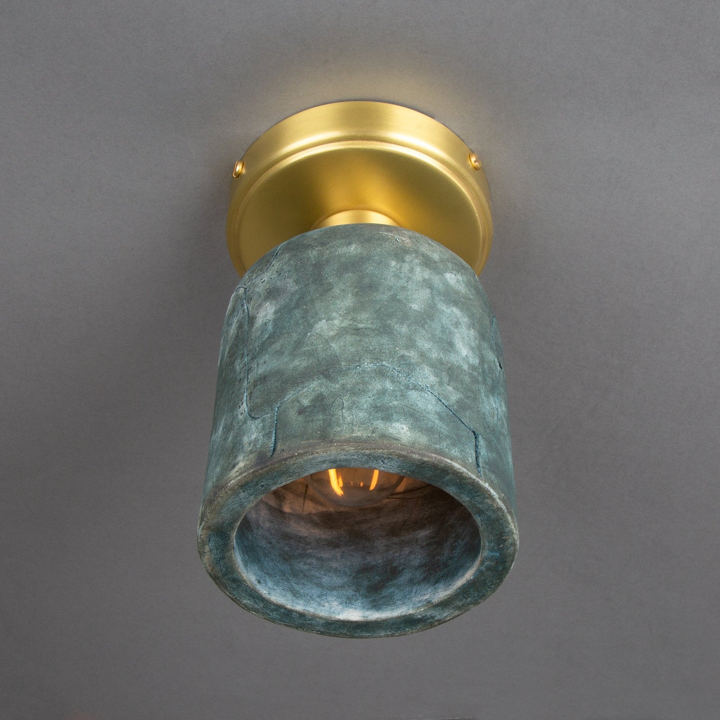 Plafonnier Osier en céramique organique 11,5 cm