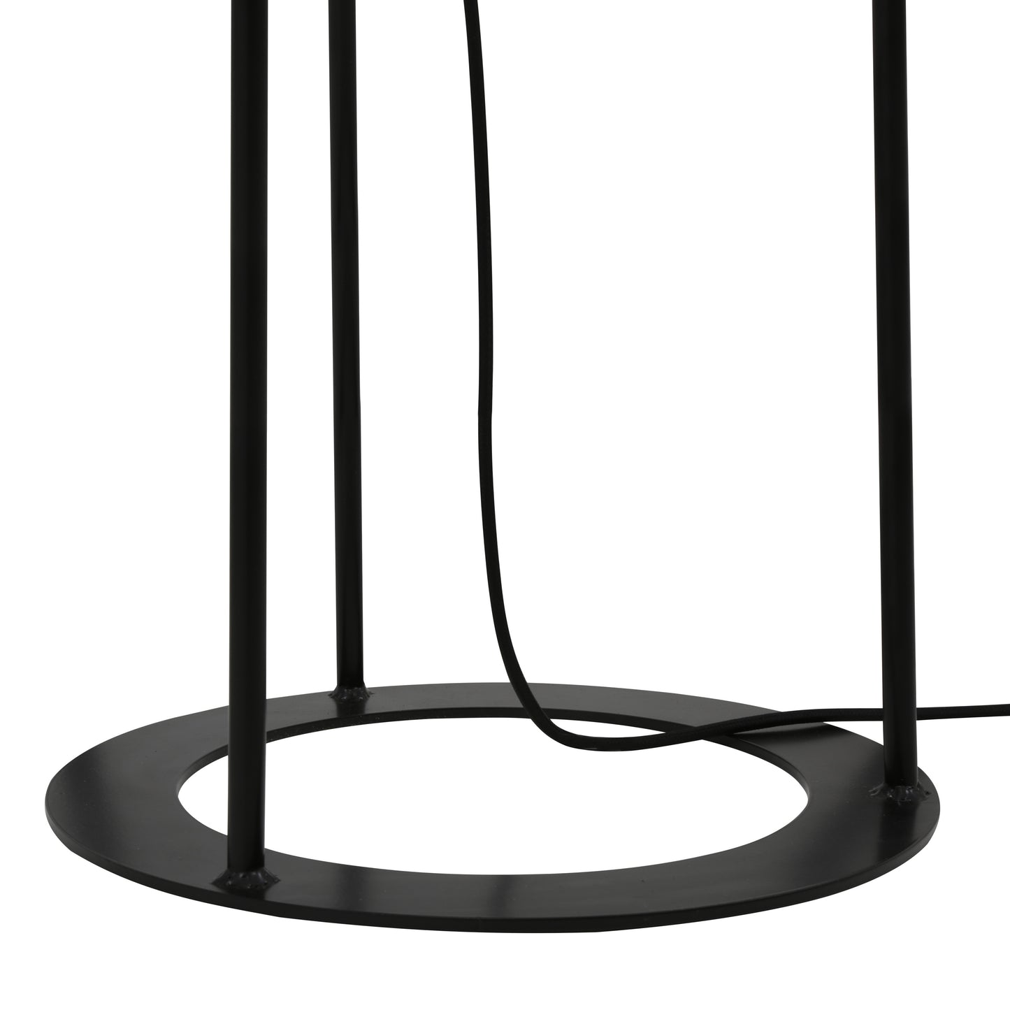 Lampadaire à trois pieds Borris avec abat-jour en tissu