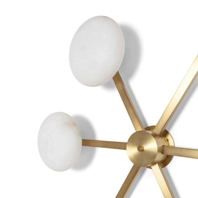Applique/plafonnier Rossi Sputnik en albâtre
