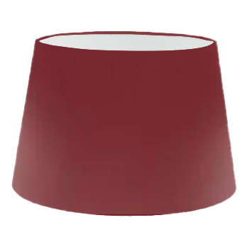 Abat-jour tambour français en soie couleur vin