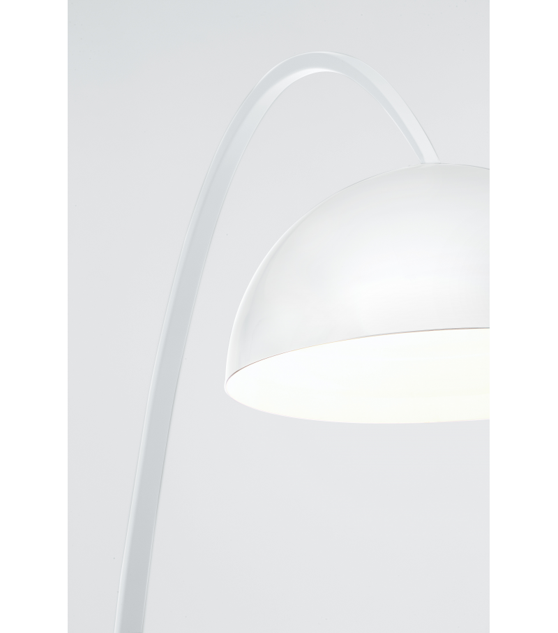 Zava Luce 1962 Floor Lamp White Inner