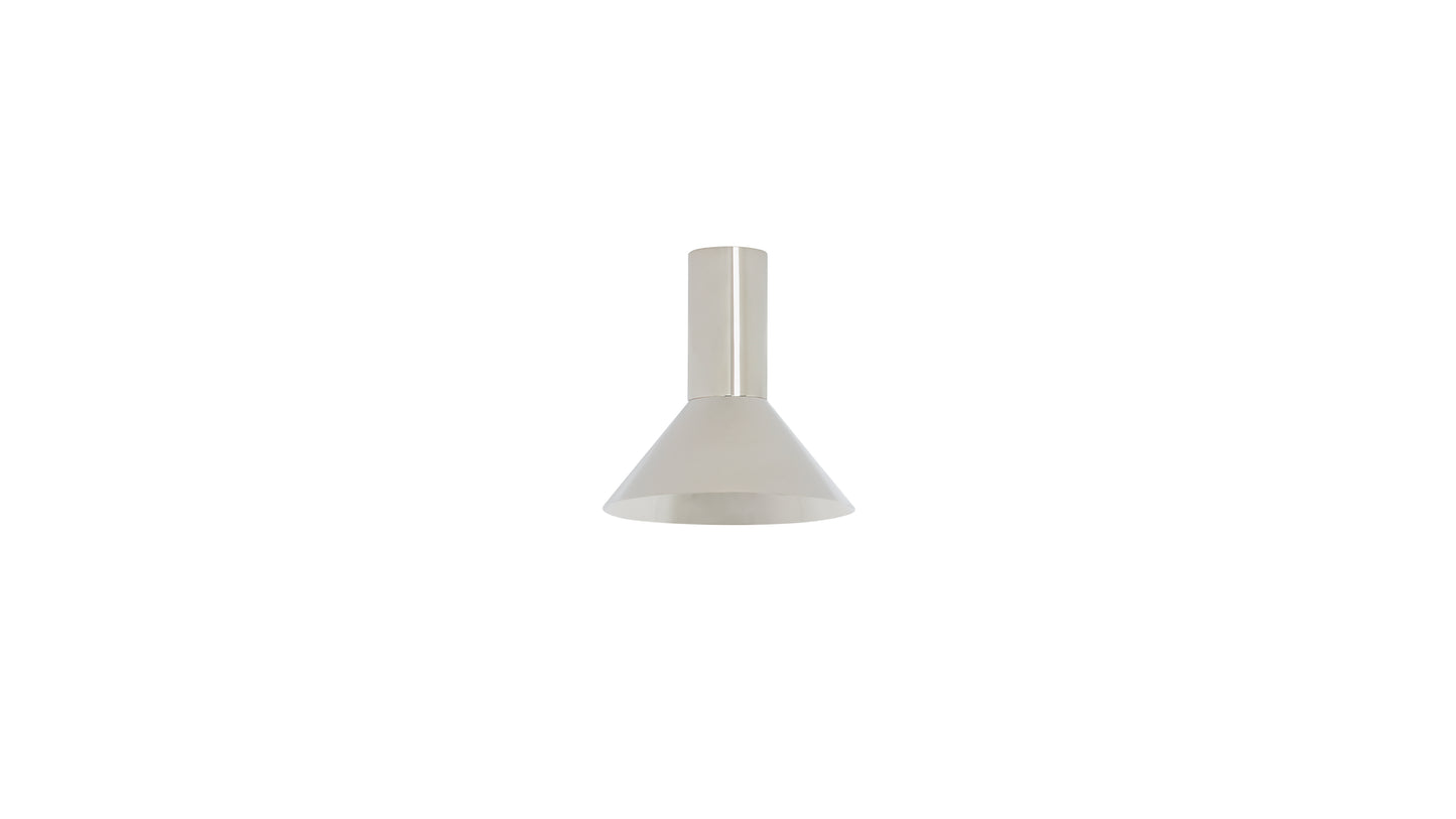 Torres flush ceiling light by CTO Lighting - Polished Nickel