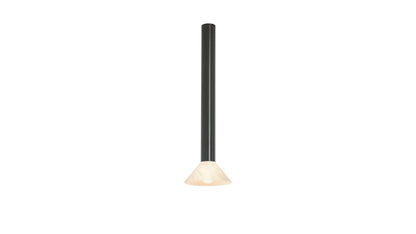 Torres tall ceiling light by CTO Lighting - Bronze and Alabaster