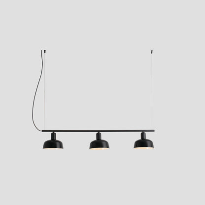 Faro Barcelona Tatawin small 3 light linear pendant in Black