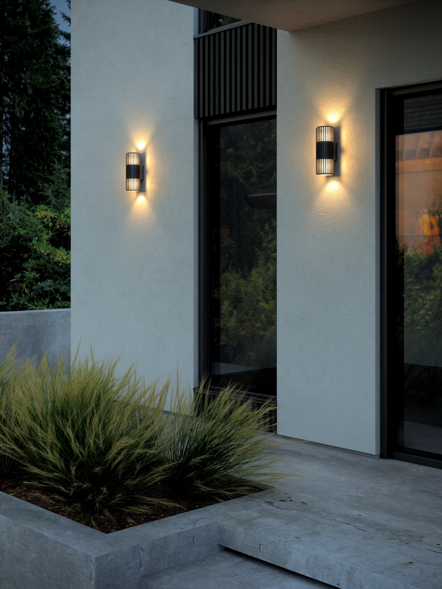 Aludra Outdoor Double Wall Light