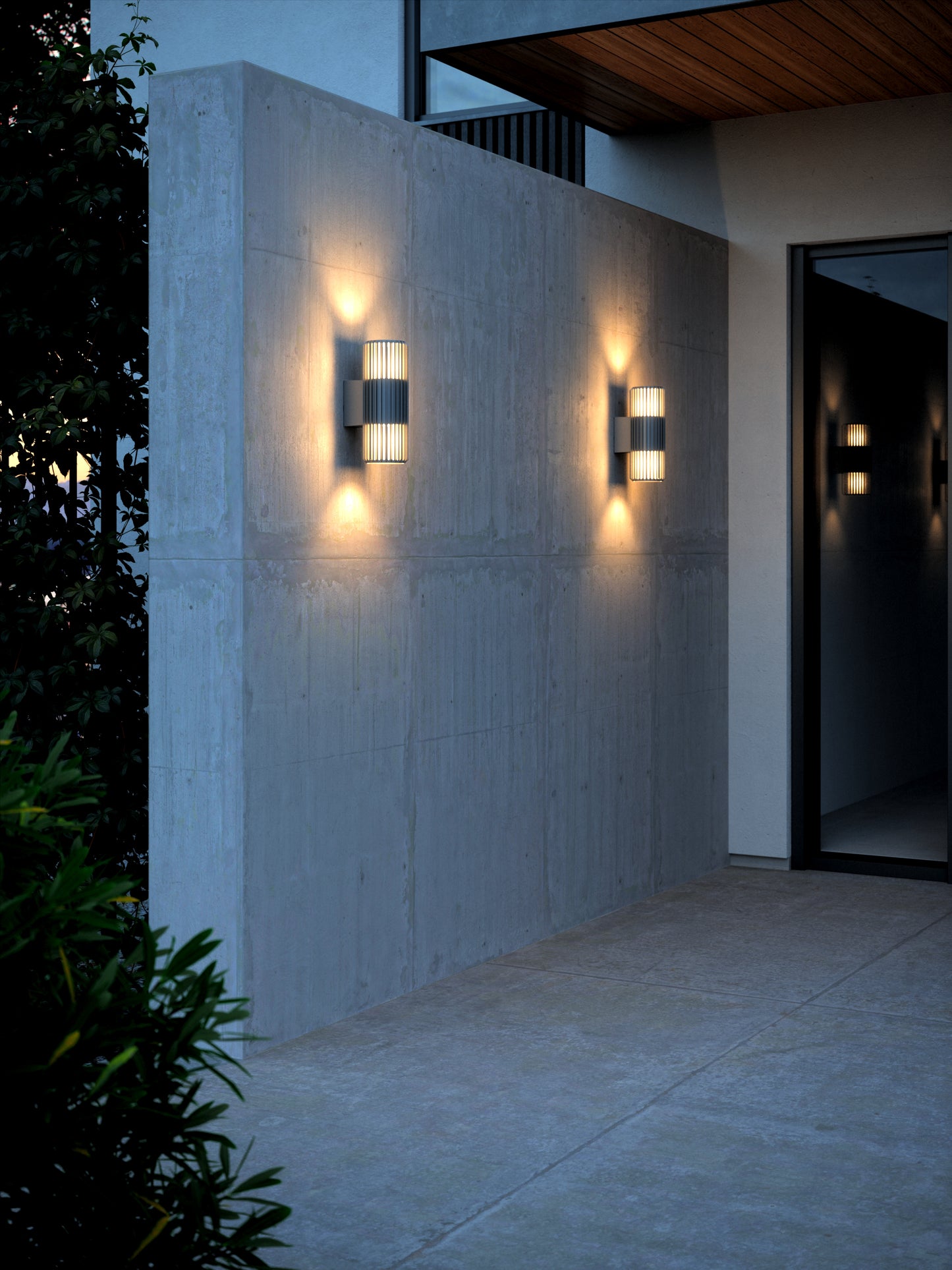 Aludra Outdoor Double Wall Light