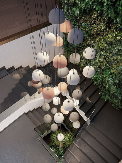 Pendentif en béton urbain
