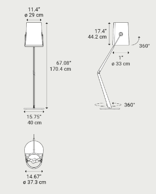 Fork Floor Lamp