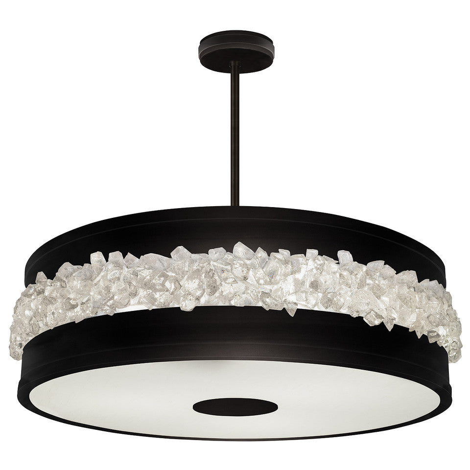 Pendentif rond Arctic Halo avec tige
