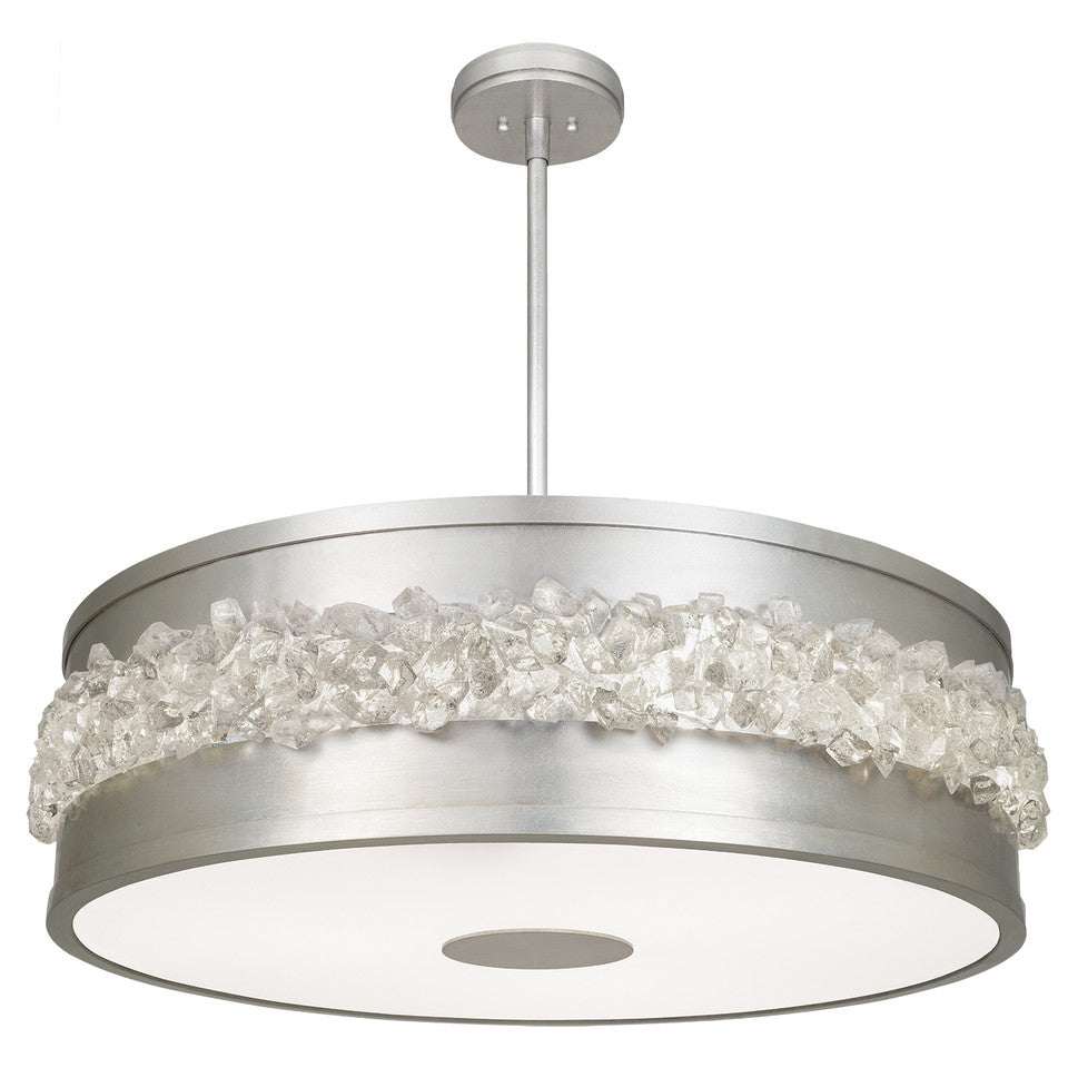 Pendentif rond Arctic Halo avec tige