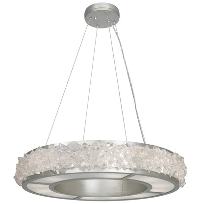Pendentif rond petit format Arctic Halo