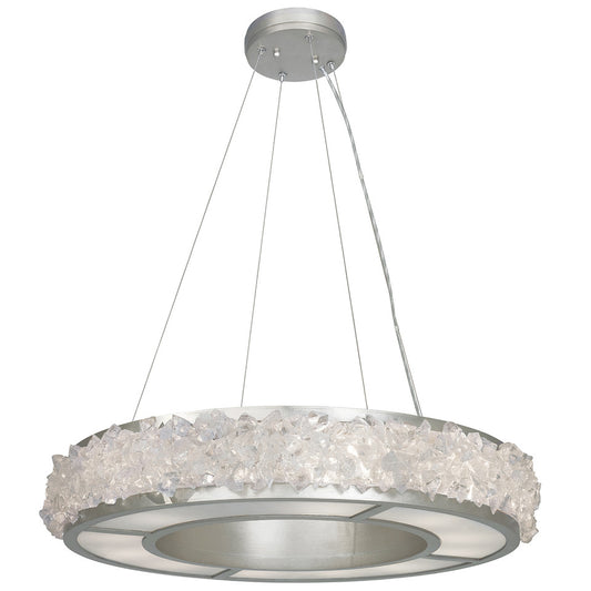 Pendentif rond petit format Arctic Halo