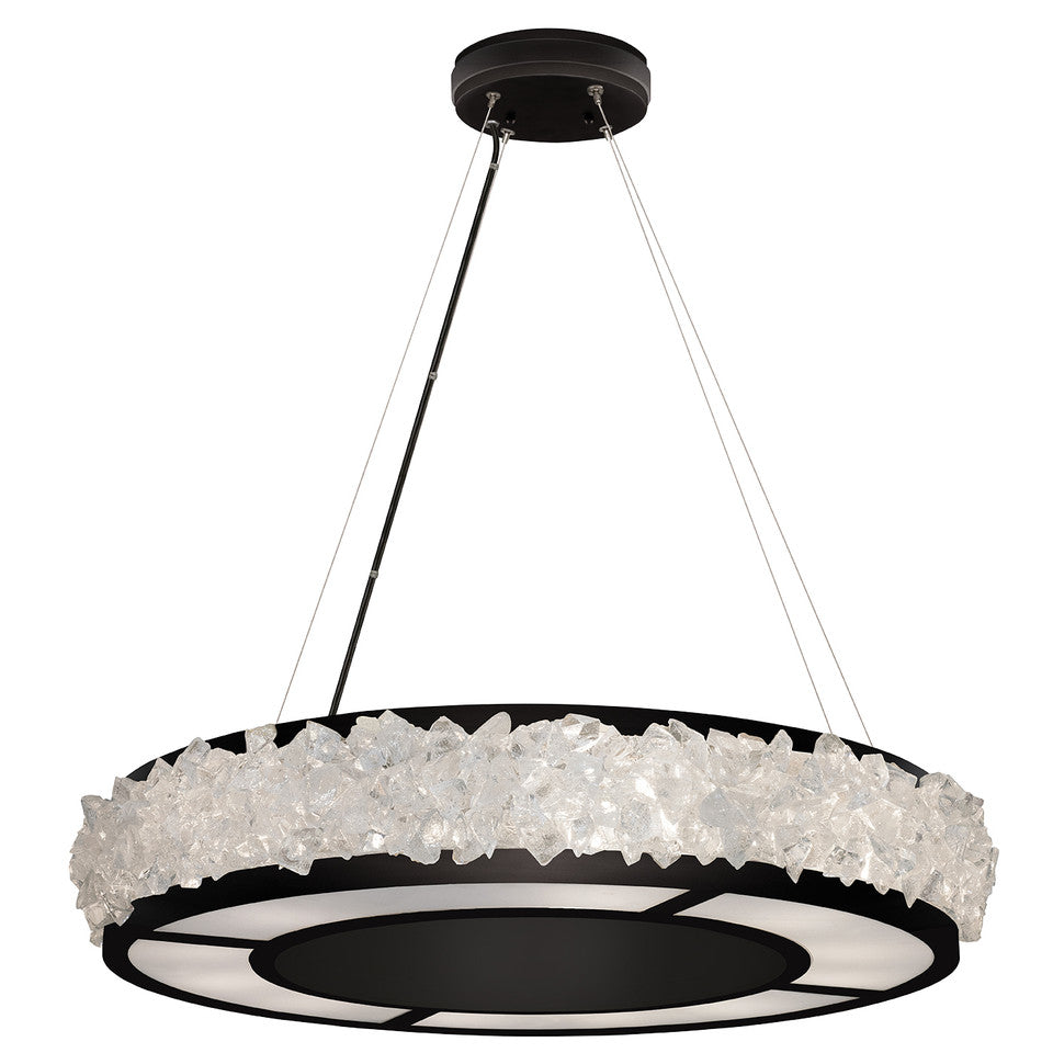 Pendentif rond petit format Arctic Halo