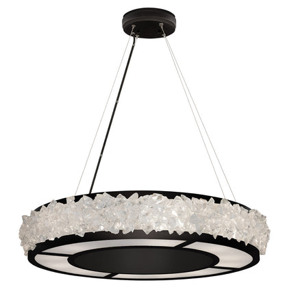 Pendentif rond petit format Arctic Halo