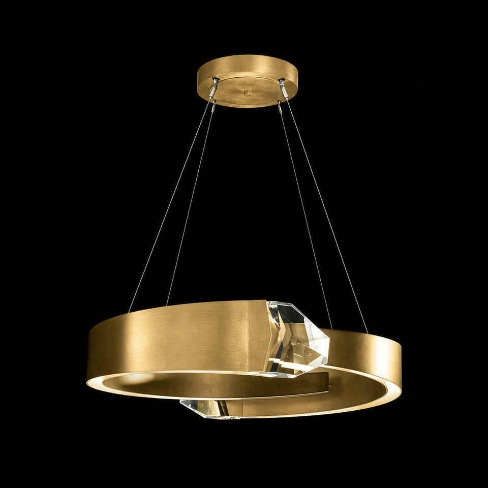 Pendentif rond petit format Strata