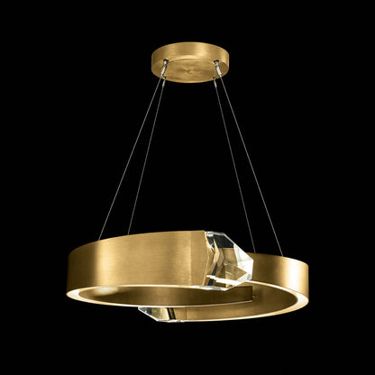 Pendentif rond petit format Strata