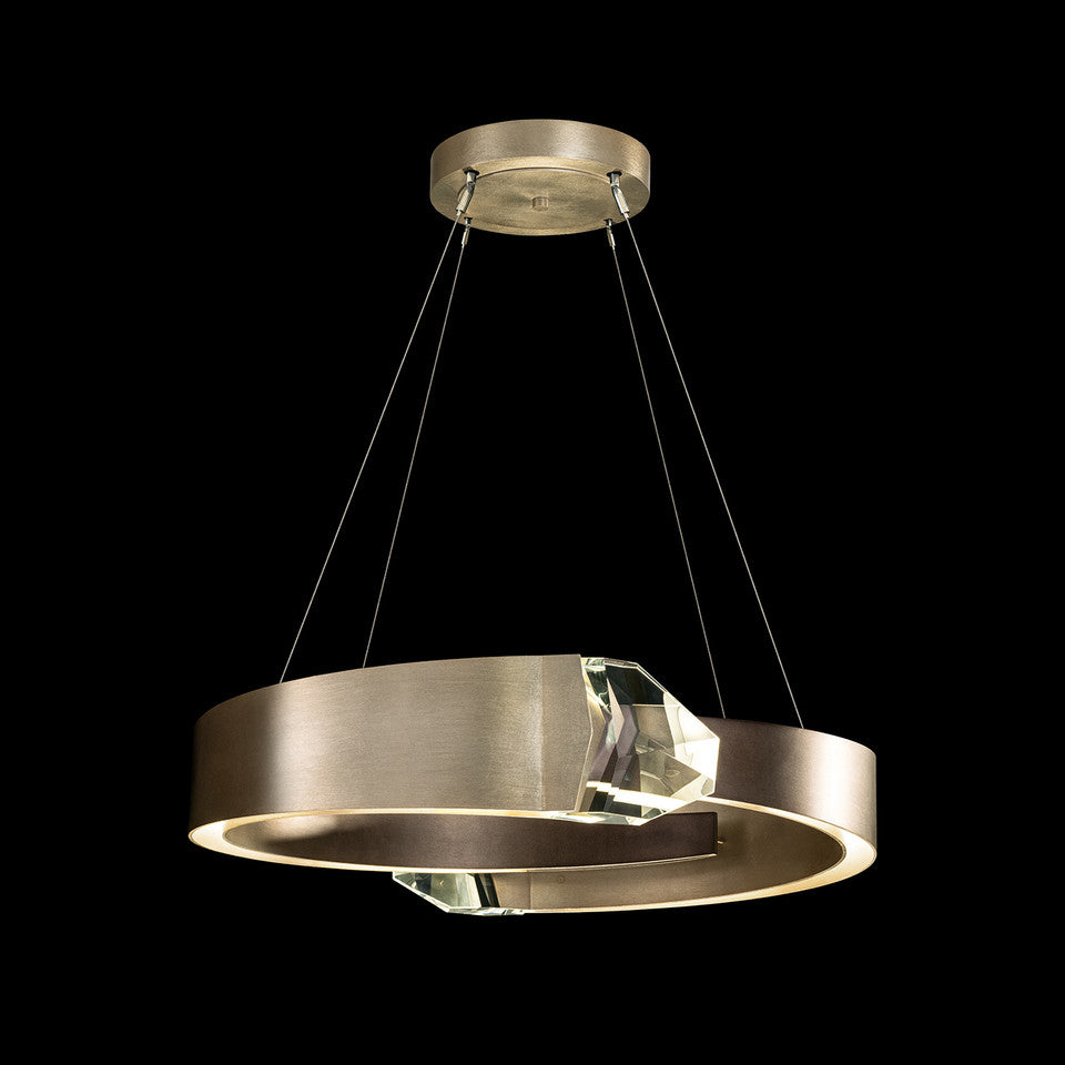 Pendentif rond petit format Strata