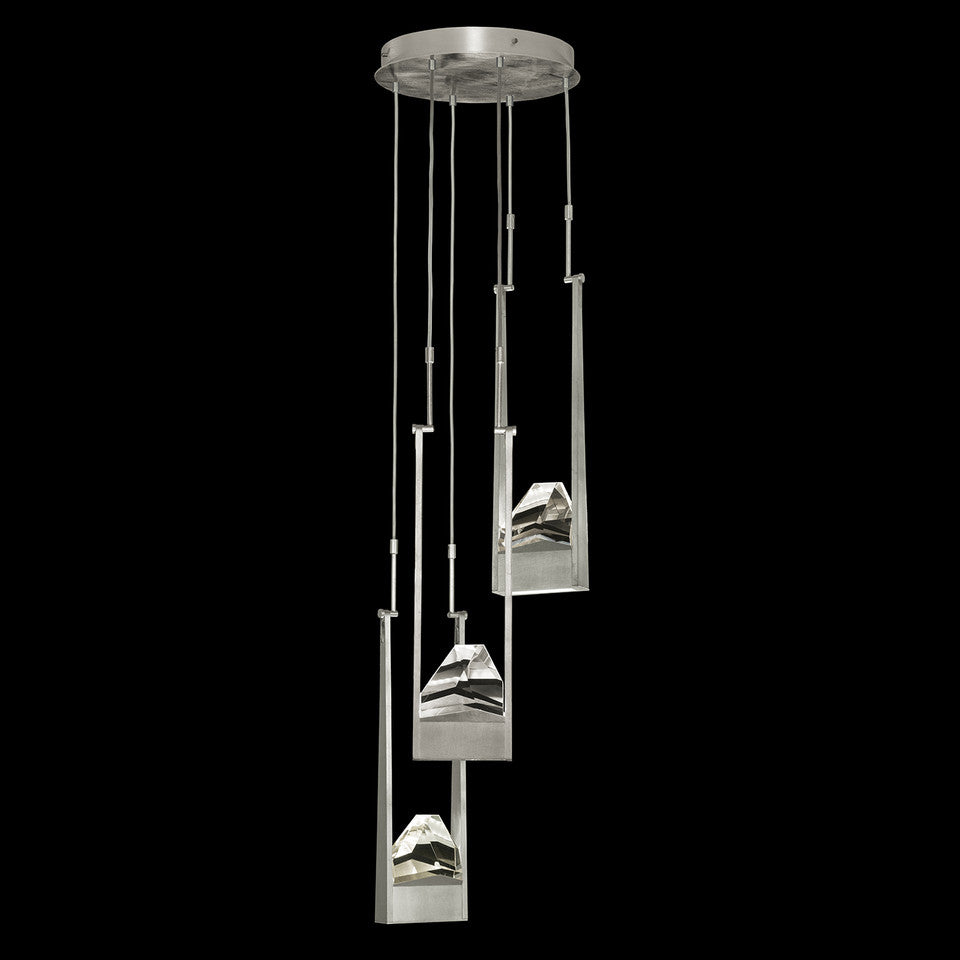 Suspension Strata à 3 lumières rondes