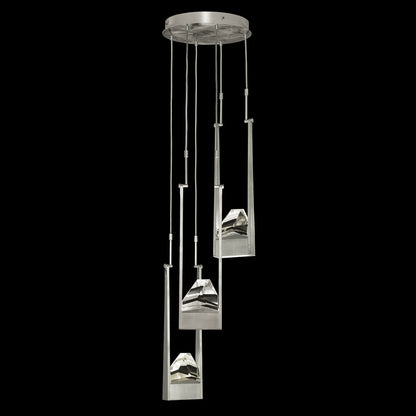 Suspension Strata à 3 lumières rondes