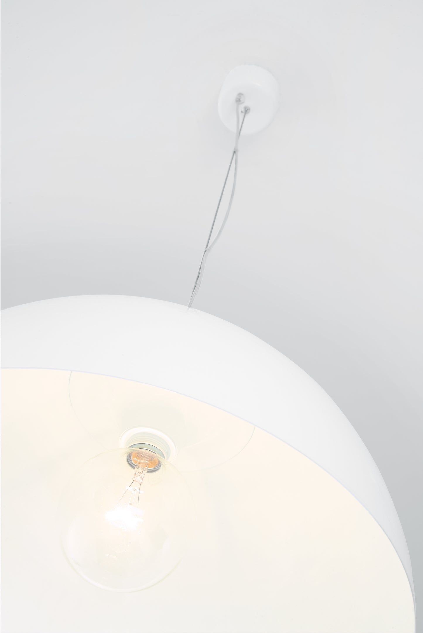 Zava Luce Amedeo Dome Pendant White