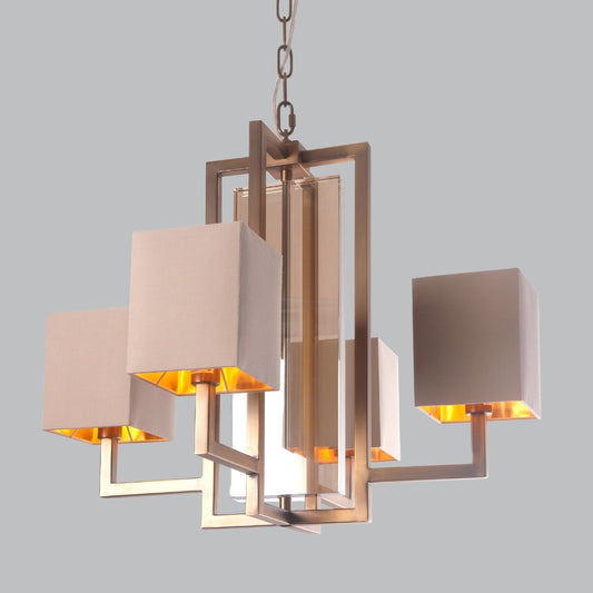 Lustre Arden en laiton antique
