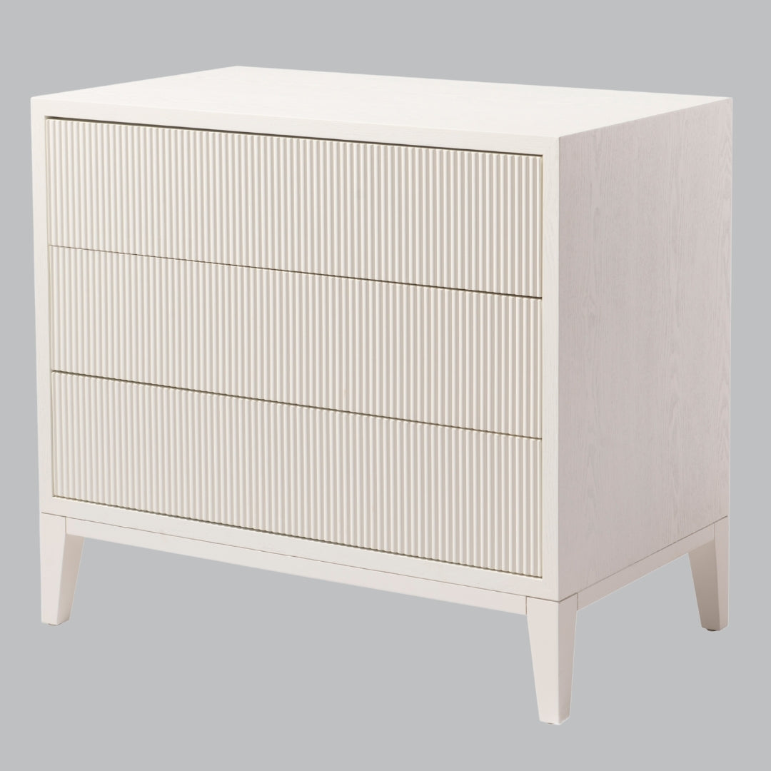 Commode Aster blanche - 3 tiroirs