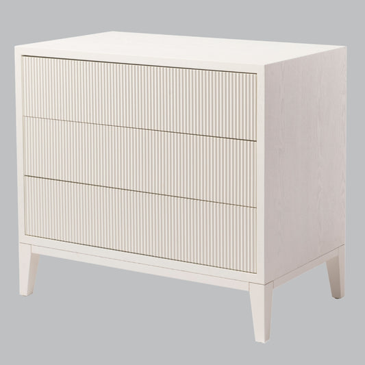 Commode Aster blanche - 3 tiroirs