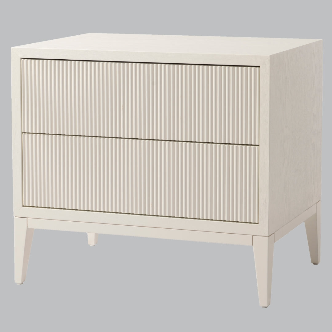 Table de chevet large Aster White