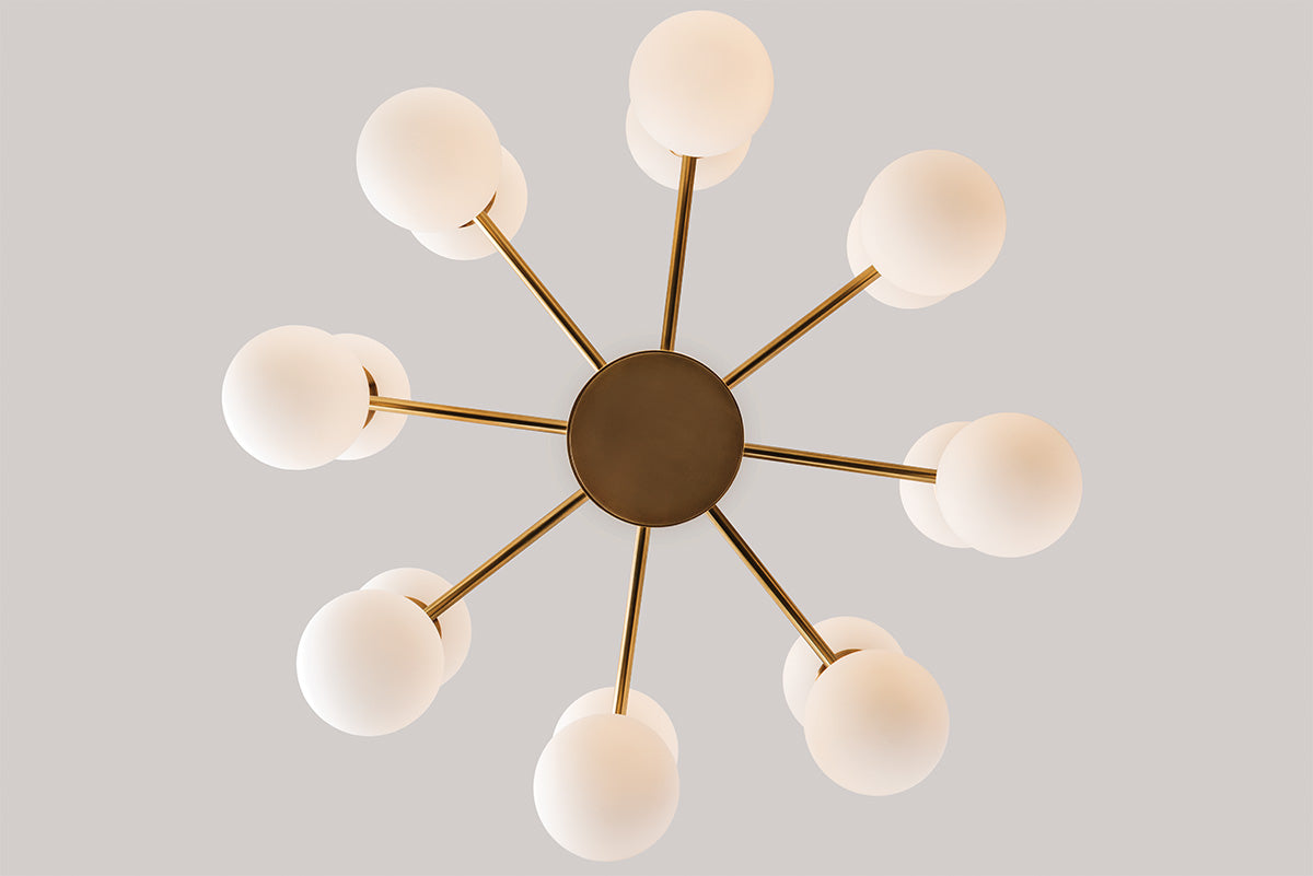 Hudson Valley Lighting Astoria 16 Light Pendant view from underneath