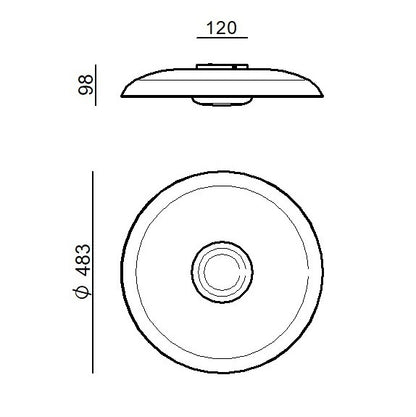 Basin_S Ceiling Light