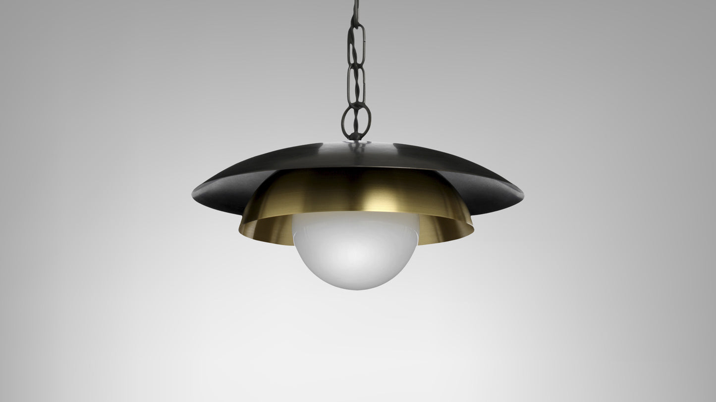 Pendentif Carapace avec Chaîne