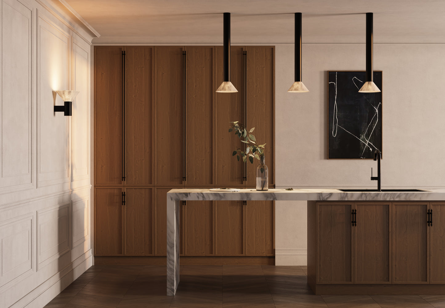 Torres Tall ceiling light by CTO Lighting - Over counter