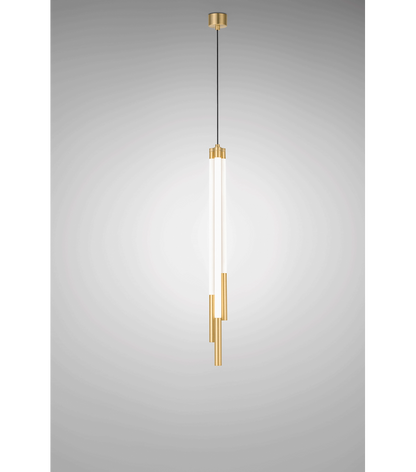 Zava Luce Cosima Triple Pendant Satined Brass