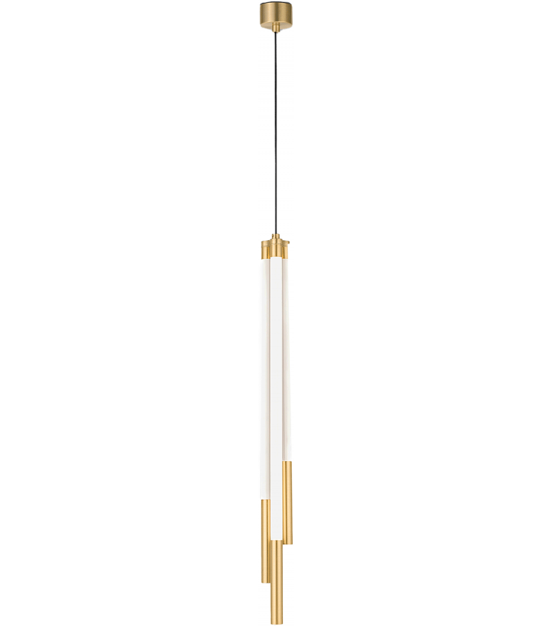 Zava Luce Cosima Triple Pendant Satined Brass