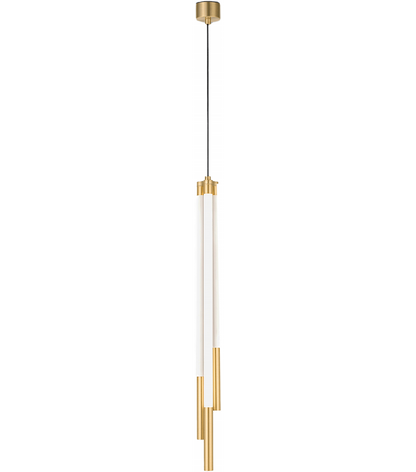 Zava Luce Cosima Triple Pendant Satined Brass