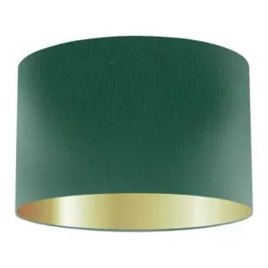 Abat-jour tambour en soie Evergreen
