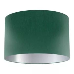 Abat-jour tambour en soie Evergreen
