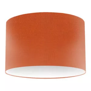 Abat-jour tambour en soie Flame