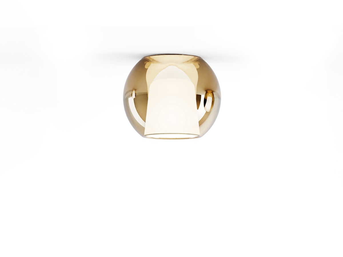 Penta Light Glo Ceiling Light Medium Gold