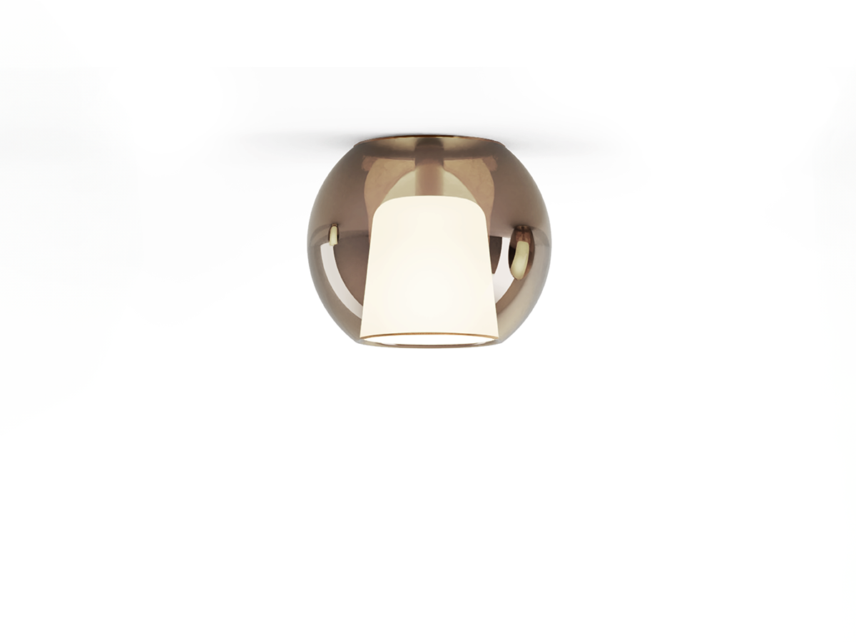 Penta Light Glo Ceiling Light Medium Rose Gold