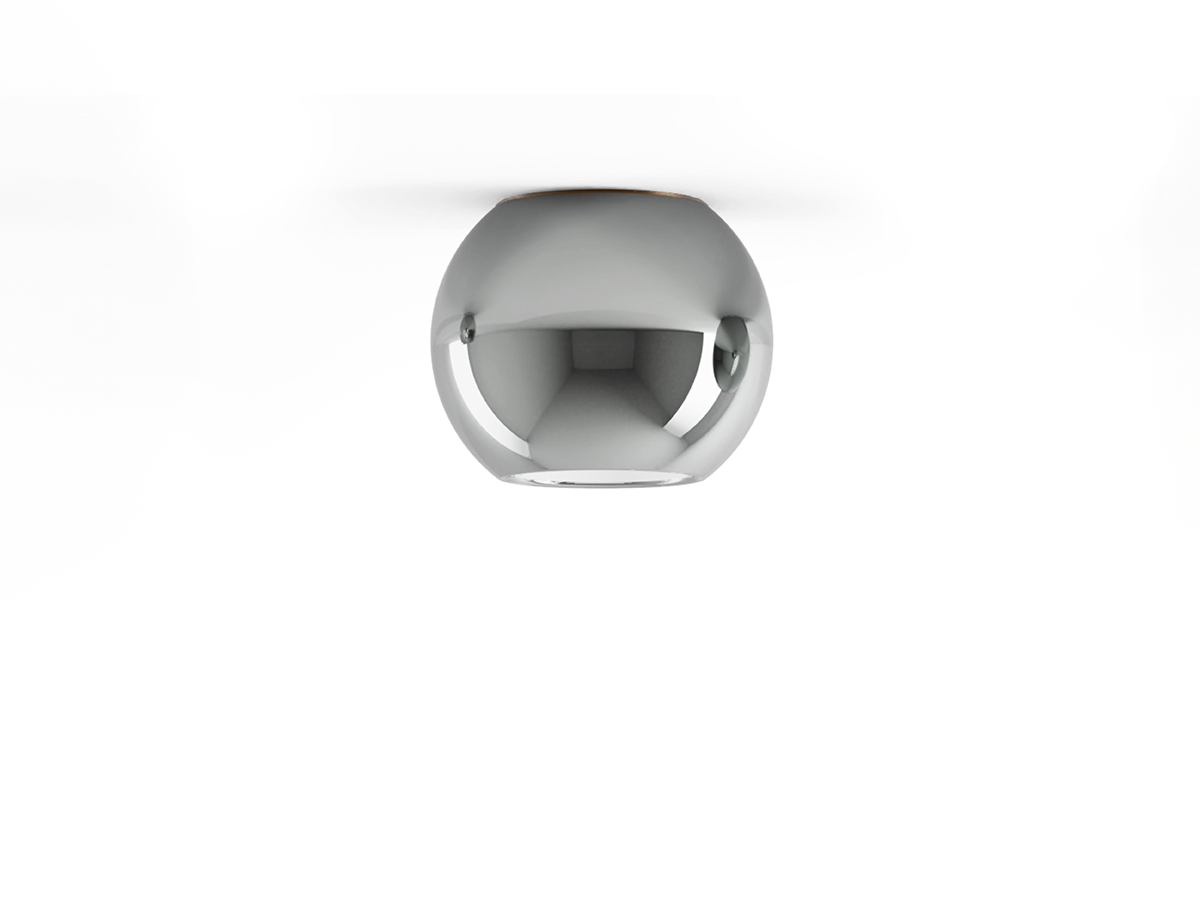 Penta Light Glo Ceiling Light Medium Silver
