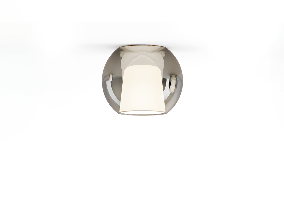 Penta Light Glo Ceiling Light Medium Silver