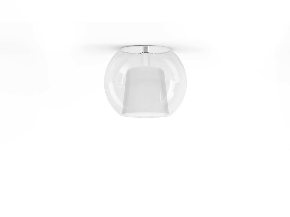Penta Light Glo Ceiling Light Medium Transparent
