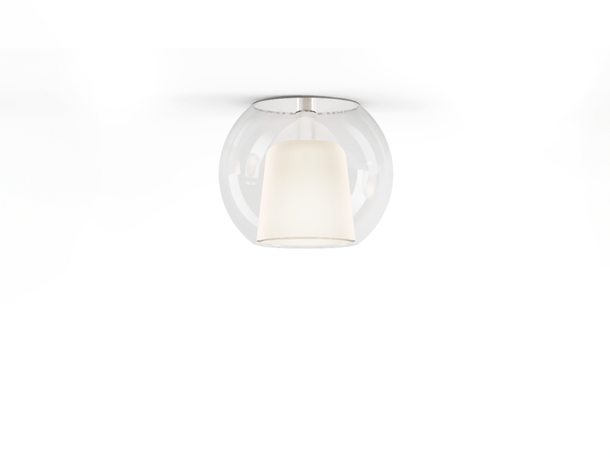 Penta Light Glo Ceiling Light Medium Transparent