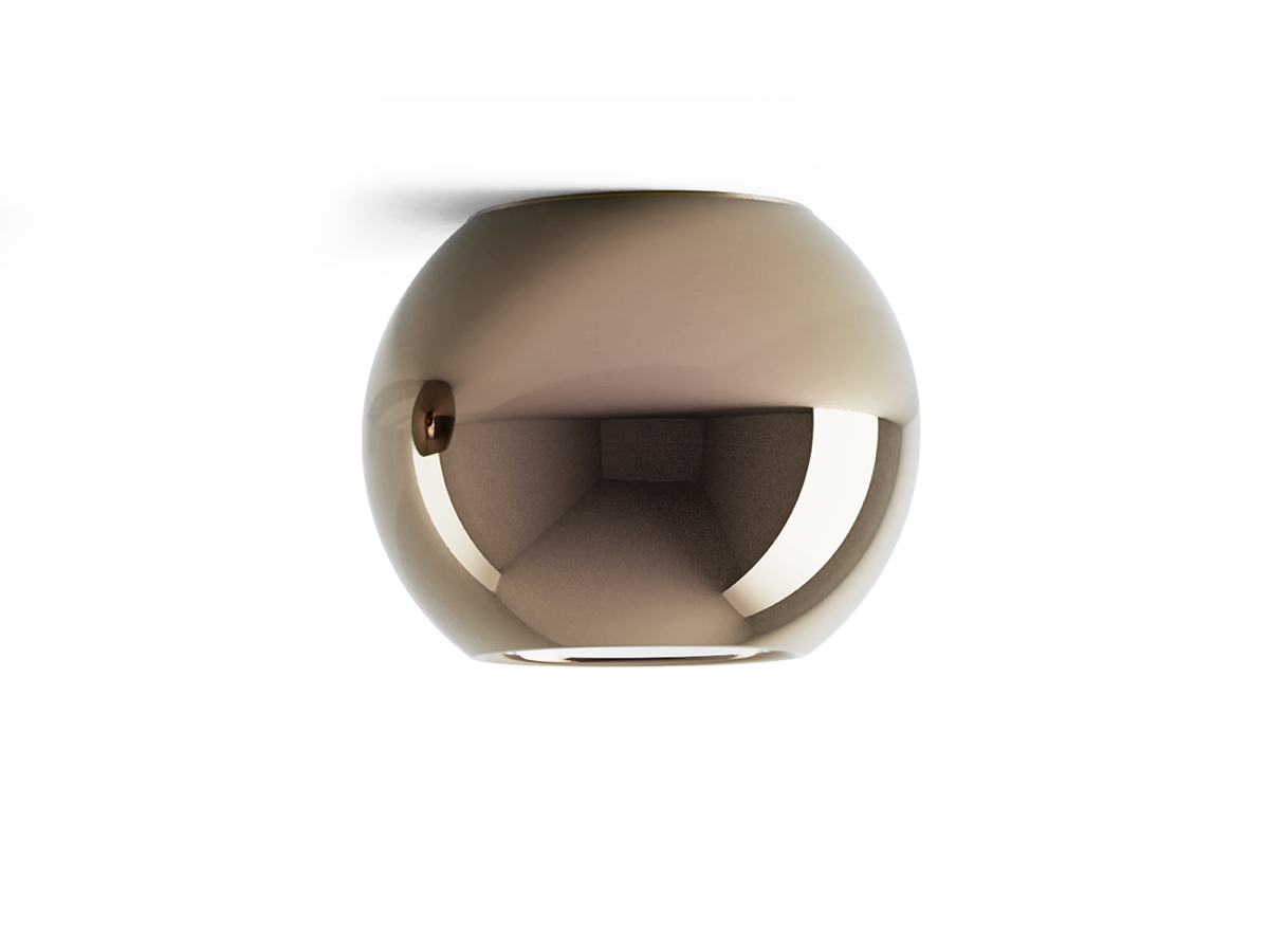 Penta Light Glo Ceiling Light Large Rose Gold
